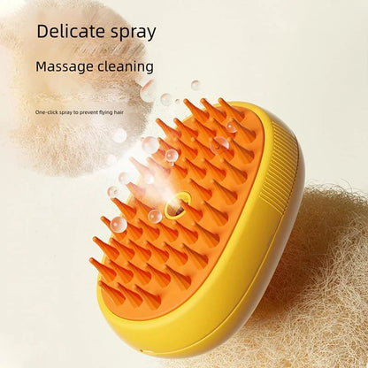 3 in 1 Katze Dampfbürste Elektrische Haustier Katzenhaarbürste Für Massage Haustierpflege Werkzeug Katzen Entfernung Kämme Anti Flying Bürste