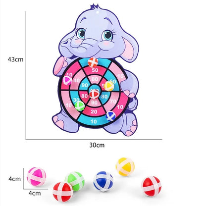 Montessori-Dart-Board-Target-Sportspiel-Spielzeug-für-Kinder-4-bis-6-Jahre-Outdoor-Spielzeug-Kind-Indoor-Mädchen-Sticky-Ball-Jungen-Geschenk