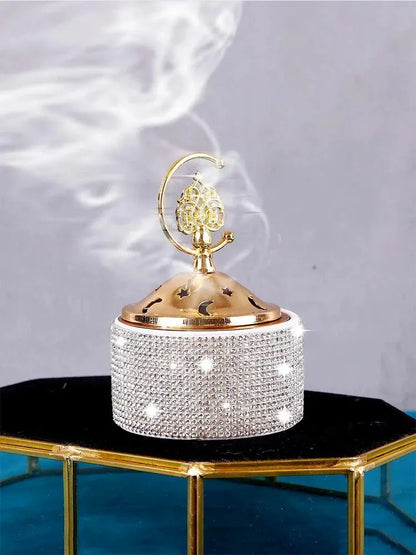 Mittlerer Osten Europäischer Stil Bakhoor Brenner Heimdekoration Ornamente Bakhoor Brenner Diamant Mode Räucherstäbchen Brenner