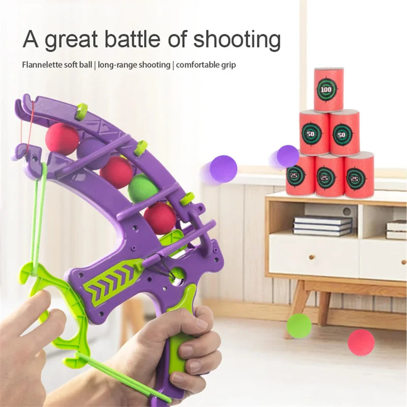 Kinder Sport Spielzeug Soft Bullet Target Übung Pädagogisches Outdoor-Spielzeug für Jungen Mädchen Geburtstag Weihnachtsgeschenk