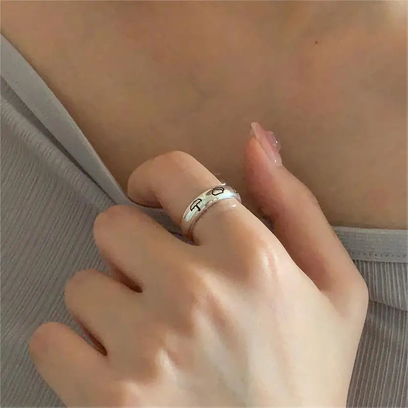 925 Sterling Silber Wetter Label Ringe für Frauen Hochzeit Luxus Schmuck Zubehör Großhandel Artikel Alles