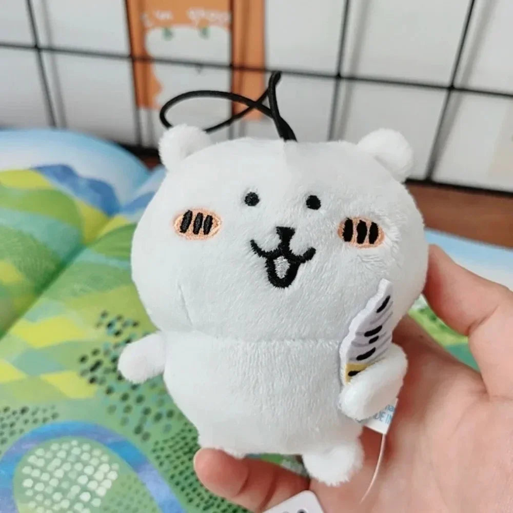 Niedlicher Chiikawa – Selbstironischer Bär Nagano, Anime-Kawaii-Plüschpuppe, Mädchen-Taschenanhänger, Cartoon-Schlüsselanhänger, dekoratives Geschenk
