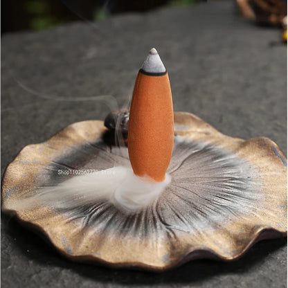 30 min Wasserfall Reflux Weihrauch Granules Heimat-/Tempel-/Studien-/Büroreinigung beruhigender Zen Meditation Natürliche Aromatherapie