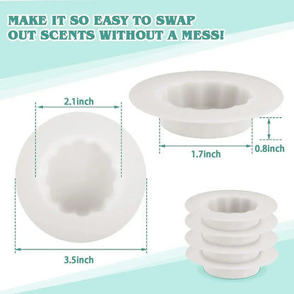 Wachs Schmelzen Liner Silikon Wachswärmer Liner wiederverwendbares und leckeres Wachs -Liner ， Silikon Liner für Wachswärmer