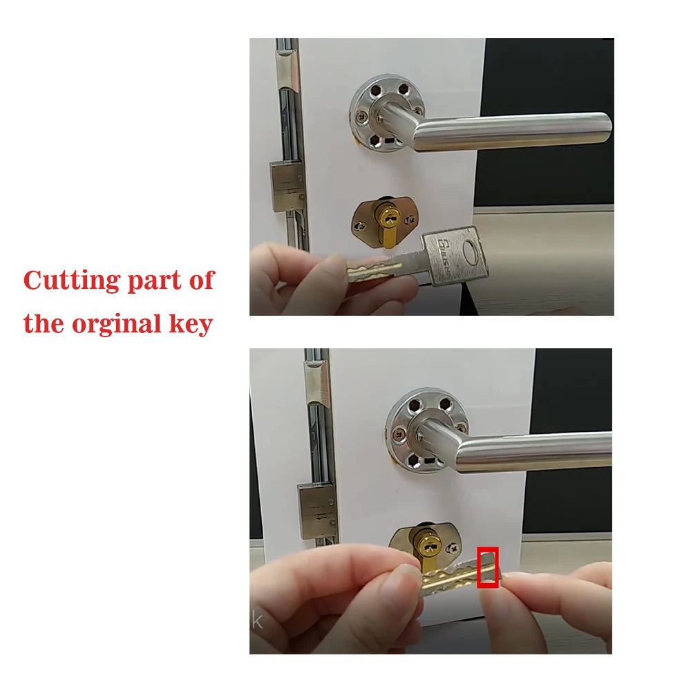 Wehere Smart Lock M531 TUYA / TTlock Fingerabdruck-Fernbedienung Unterstützung Alexa Wifi Wireless Original Zylinder Cut Schlüsselschalter