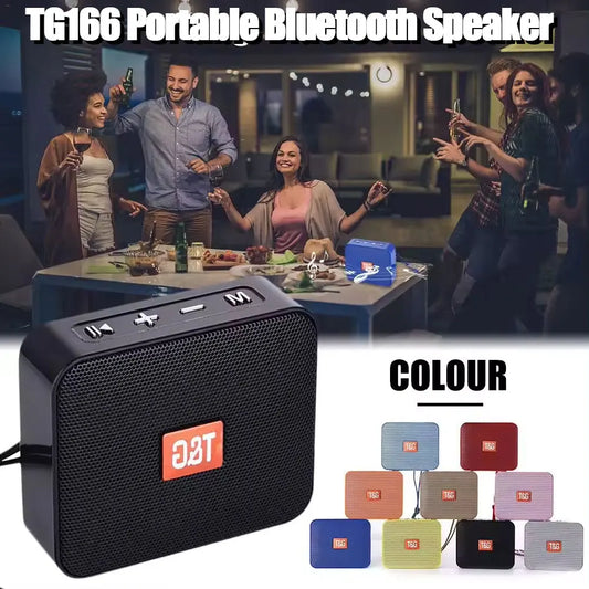 TG166 Tragbarer Lautsprecher Mini Wireless Bluetooth Soundbar Subwoofer Outdoor Indoor Lautsprecher Unterstützung TF Karte FM Radio Wasserdicht