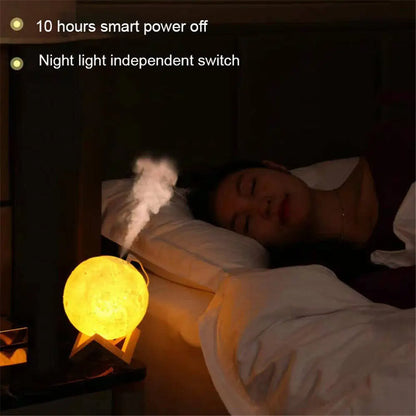 Moon-Air-Diffusor-880ml-Aroma-Spreader-Ultraschall-tragbarer-Luftbefeuchter-USB-Air-Shooter-Full-Moon-Light-Night-Home-Decor