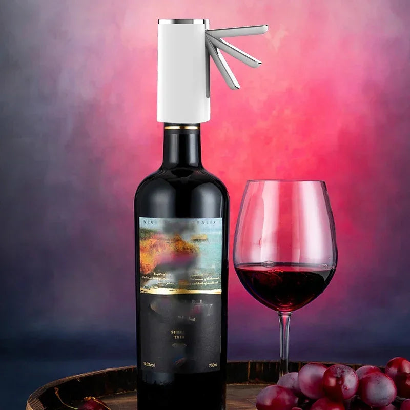 Elektrischer Weinseparator, intelligenter Alkoholspender, schnelles Belüften, Wecken, Weindekanter, Spender, Pumpe, Bar, Weinausgießer für Party