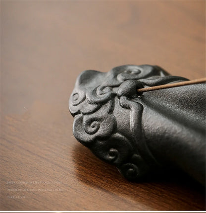 Keramik Buddhas Hand Faden Räucherstäbchen Brenner Antik Liegendes Aroma Räucherstäbchen Räuchergefäß Kreatives Zen Indoor Home Office Dekoration