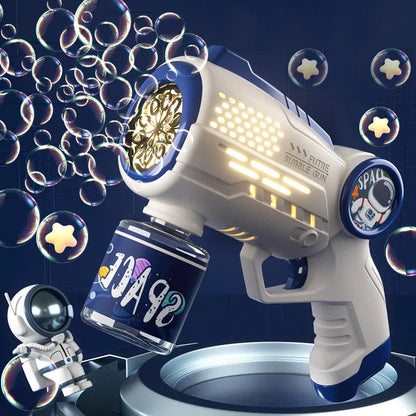 Astronauten-elektrische-automatische-Lichtblasenmaschine-Blasenpistole-Sommer-Strandbad-Outdoor-Spiel-Fantasy-Spielzeug-für-Kinder-Kindergeschenk