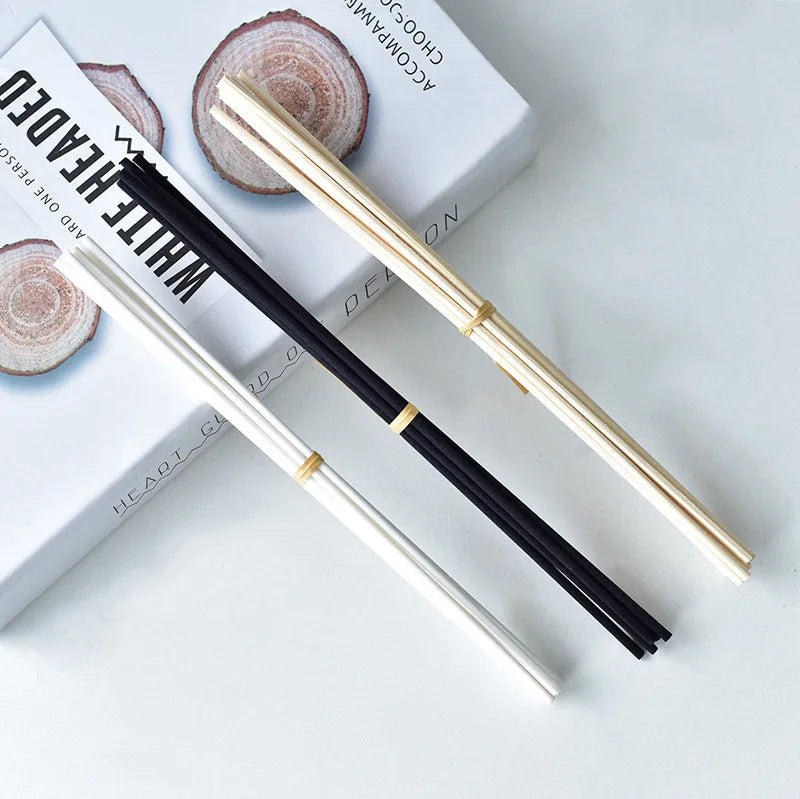 20/50pcs Faserstangen Diffusor Aromatherapie Flüchtige Stange für Spa und Büroduftduft Diffusor Home Dekoration 3mm*19 cm