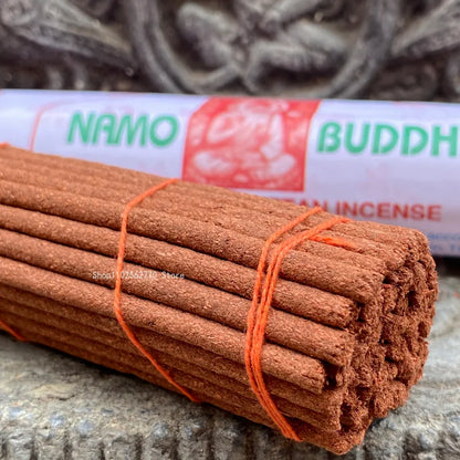 Räucherstäbchen mit 20 cm Faden, Nepal, Sakyamuni-Buddha, tibetischer Räucherstäbchen, natürliche Aromatherapie für Zuhause und Innenbereich, beruhigt den Geist und verbessert den Schlaf