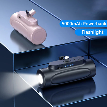 Mini Power Bank für Apple USB Typ C Tragbare Ladestation für iPhone 15 Xiaomi Mi Samsung Powerbank mit leichter Ersatzbatterie