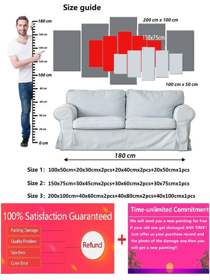 engelskunst-5pcs-set-ungerahmte-afrikanische-tierlandschaft-elefant-giraffe-hd-druck-moderne-heimdekoration-leinwand-olgemalde