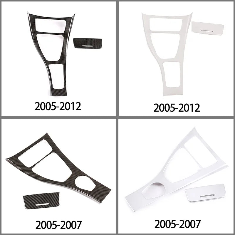 lhd-for-bmw-3-series-e90-e92-e93-2005-12-abs-carbon-fiber-silver-center-console-gear-shift-frame-panel-sticker-car-accessories