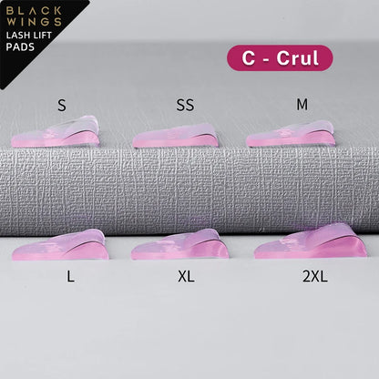 SUPER 6Sizes Wimpern Dauerwelle Curler Lift Pads Wimpernwelle Pads Stäbe für LashLift Silikon für Wimpern Make-up Beauty Auch