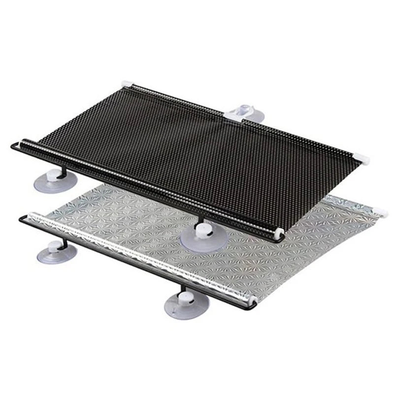 Universalrollos Saugnapf Sonnenschutz Verdunkelungsvorhang Auto Schlafzimmer Küche Küche Büro Sonnenschutz Vorhänge nagelfrei