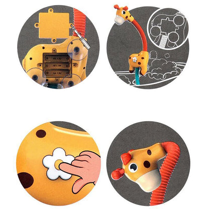 Giraffe Elektrischer Spray Wasserspritzer Sprinkler Baby Badespielzeug Badewanne Dusche Pool Badezimmerspielzeug für Kleinkinder Babys Kleinkinder Geschenke