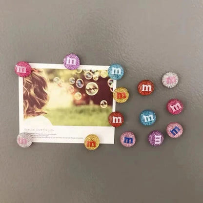 M Bean Kühlschrank Stick Früherziehung Büro Schwarz und Weiße Tafel Magnetischer Magnet Kühlschrank Haftnotiz Stick