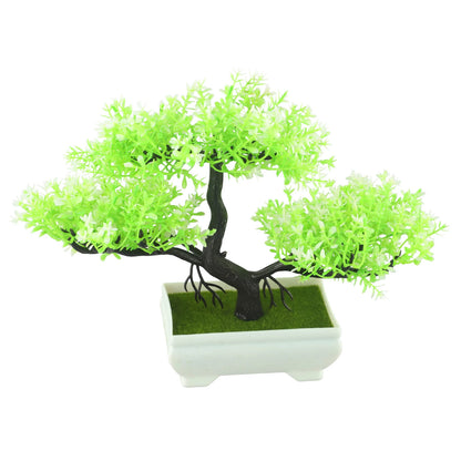 Künstliche Pflanzenblumen Topfdekorationen, Kunstpflanzen Bonsai, Kleiner Baum im Topf für Heim-, Festival- und Hochzeitsdekoration, Accessoires