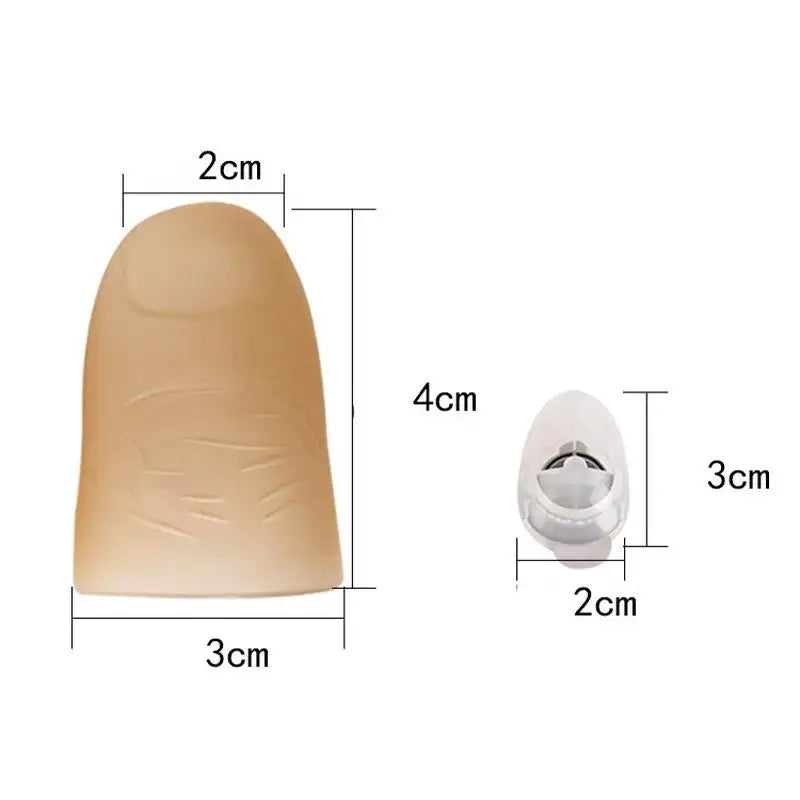 Magische Daumen-Lichtspielzeuge: Blaulicht-LED-blinkende Finger, Zaubertrick-Requisiten für Erwachsene, Halloween-Partyspielzeug für Kinder.