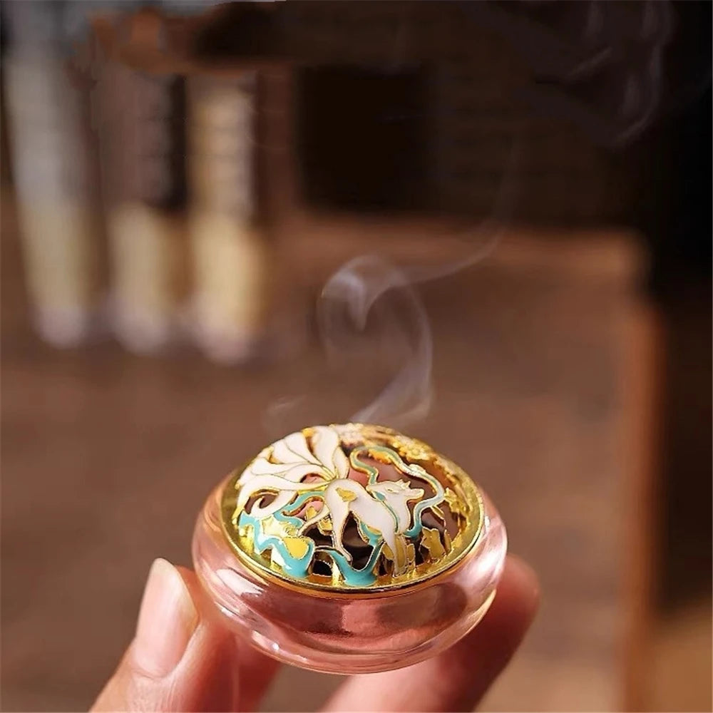 Mini Glaze Jade Weihrauch Brenner Agarholz Sandelholz Aromatherapie Herd Home Office Dekoration