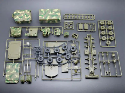 1-72-Russia-Armee-S-300-PMU-Raketensysteme-Radarfahrzeug-Kunststoff-zusammengebauter LKW-Puzzle-Bausatz-Militärauto-Modellspielzeug