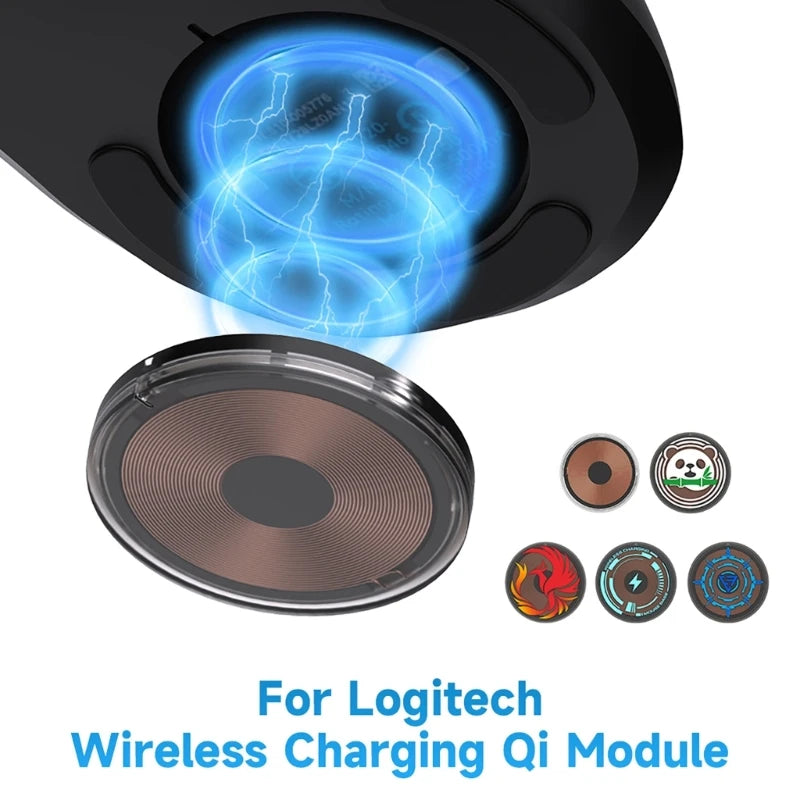 QI Magnetic Wireless Charging Module - Lademünze für Logitech G502 G703 G903 G403 GPW GPW gen2 - Wireless Mouse Ladegerät