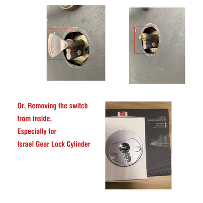 Wehere Smart Lock M531 TUYA / TTlock Fingerabdruck-Fernbedienung Unterstützung Alexa Wifi Wireless Original Zylinder Cut Schlüsselschalter