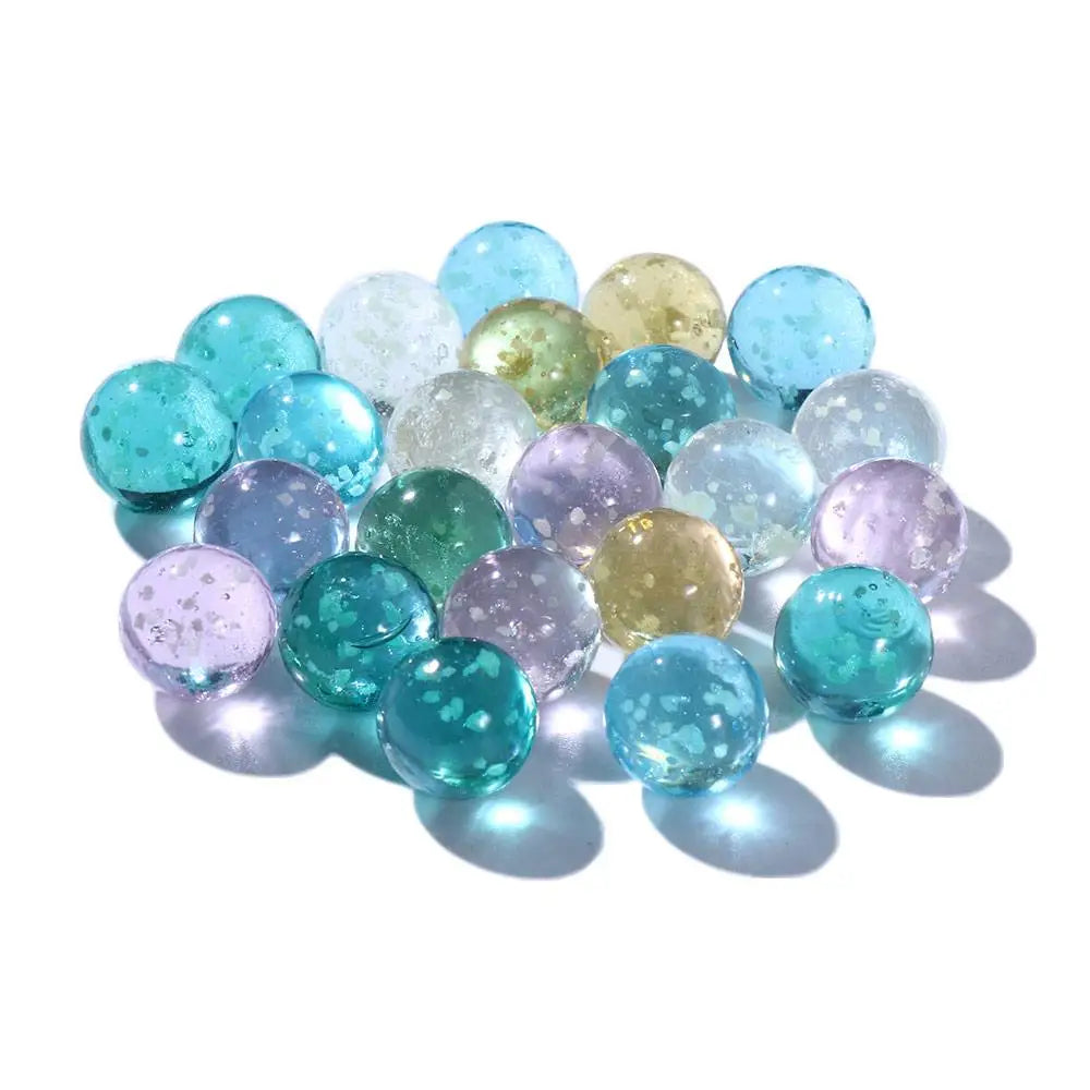 10pcs 12mm Leuchtende Glaskugeln Creme Konsole Spiel Flipper Maschine Rinder Kleine Murmeln Pat Spielzeug Eltern-Kind Maschine Perlen