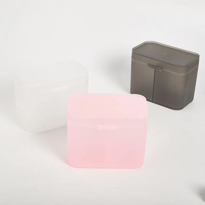 Wattepads Tupfer Nageltücher Make-up-Pinsel Organizer Aufbewahrungsbox Halter Container Case Unabhängiges Doppelfach
