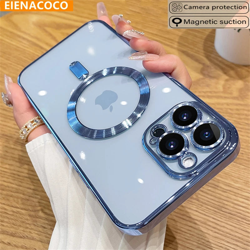 mode-magnetische-hulle-fur-magsafe-fur-iphone-15-14-13-12-11-pro-max-14-plus-beschichtung-klares-weiches-silikon-wireless-charge-cover