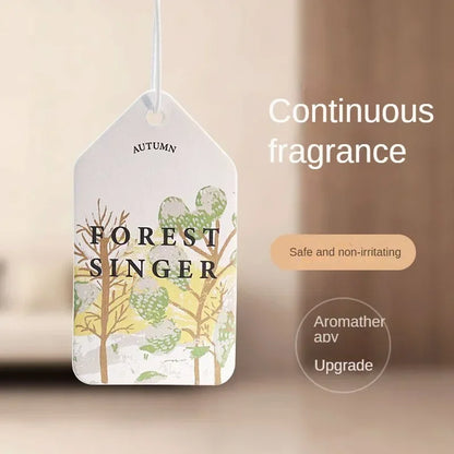 Lufterfrischer Four Seasons Auto Parfüm langlebiger Aromatherapie-Duftstück Anhänger Aromatizador de Ambiente 1/3/4/8pcs