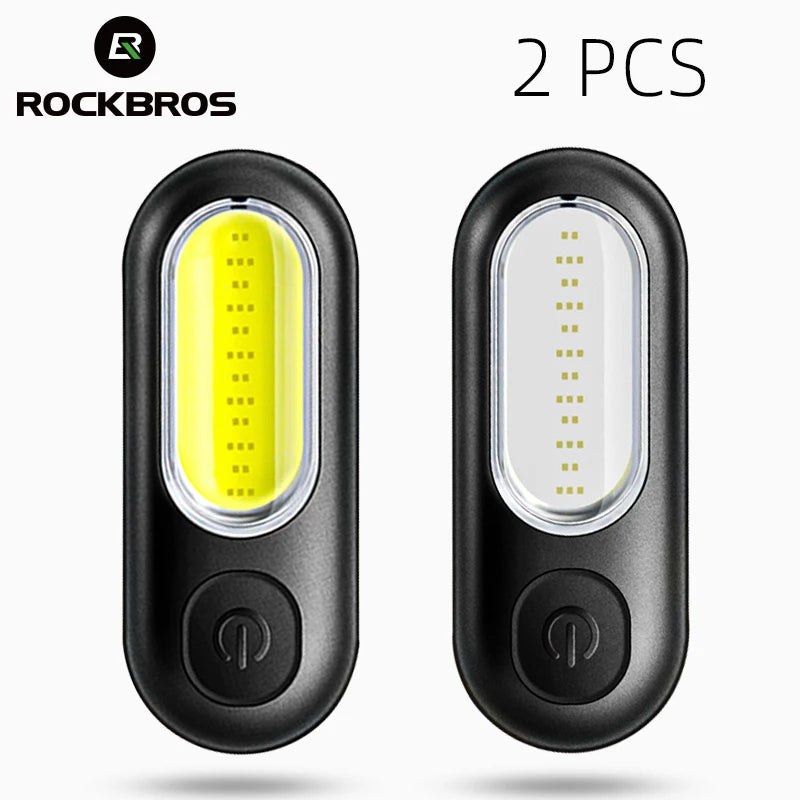 ROCKBROS Fahrrad-Rücklicht, multifunktionale Warnung, Fahrrad-Rücklicht, wasserdicht, wiederaufladbar, Typ C, MTB, Rennrad, Rücklicht