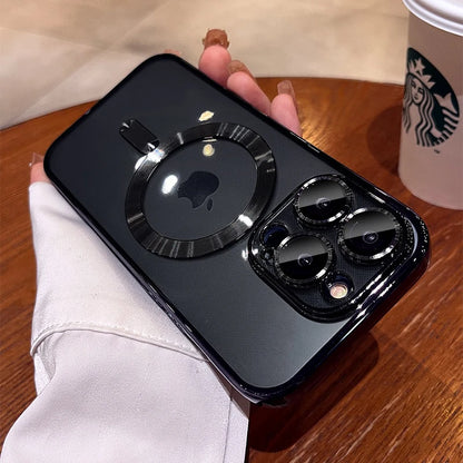 Plating-Soft-TPU-Full-Lens-Protect-Case-for-iPhone-15-14-13-12-11-Pro-Max-Plus-Magsafe-Magnetic-Wireless-Charging-Clear-Cover