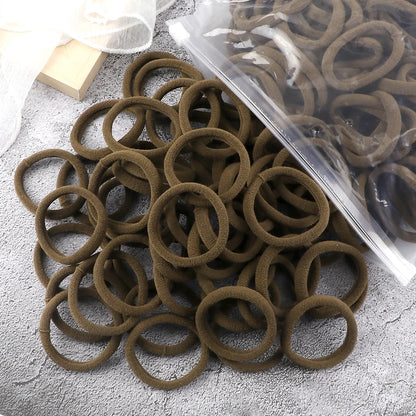 50er-Set-Damen-Mädchen-Basic-Haarbänder-4cm-einfache-einfarbige-elastische-Stirnband-Haarseile-Krawatten-Haar-Accessoires-Pferdeschwanzhalter