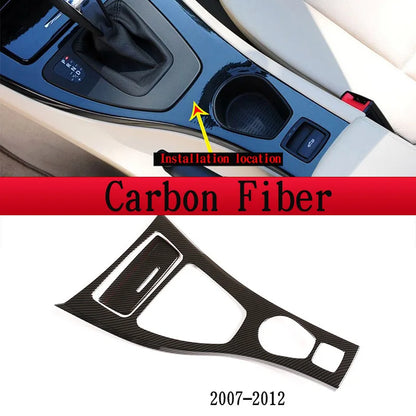 lhd-for-bmw-3-series-e90-e92-e93-2005-12-abs-carbon-fiber-silver-center-console-gear-shift-frame-panel-sticker-car-accessories
