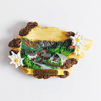 Schweiz Reisen Souvenirs Schweizer Karte Kühlschrankmagnete Alpen Jungfrau Kühlschrank Aufkleber Heimdekoration Hochzeitsgeschenke