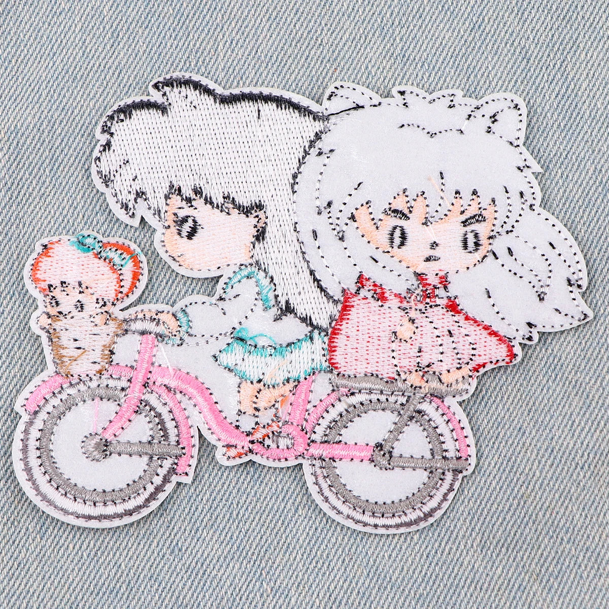 Japanische Anime Patches Bügel Aufnäher für Kleidung Patches DIY Applikation Stickerei Patch für Jacke Abzeichen