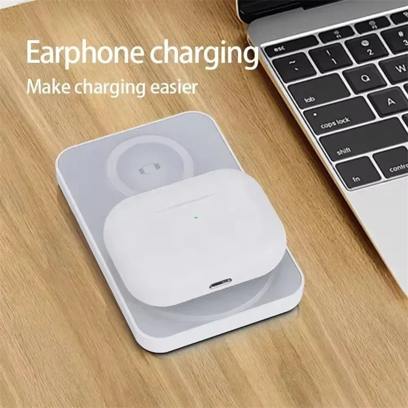 3 in 1 magnetische Powerbank 10000mAh magnetische kabellose Powerbank für Apple iPhone AirPods iWatch Externer Zusatzakku Pack