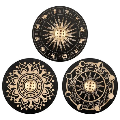 Räucherstäbchenbrenner Niedlicher Räucherstäbchenhalter für Stäbchen Holz Räucherstäbchenhalter für Stäbchen mit 9 Loch für Yoga, Meditation und Zuhause