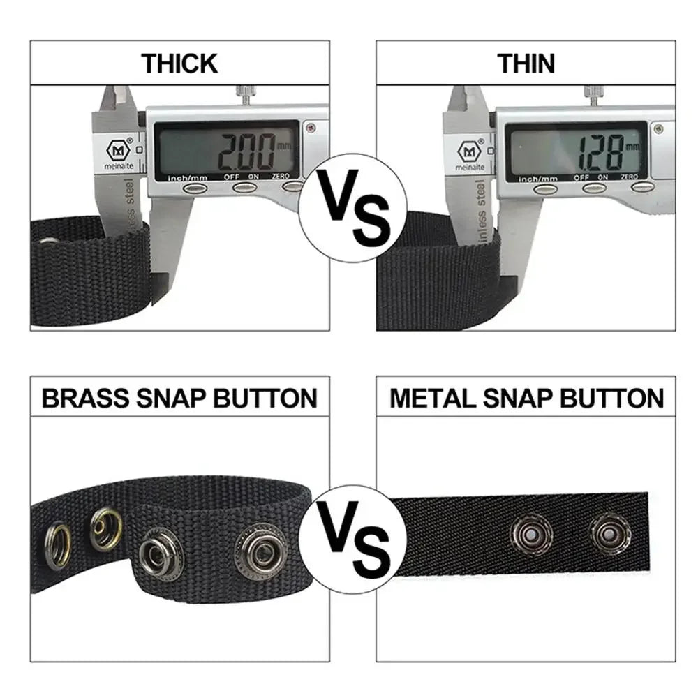 4Pcs Taktische Gürtelschnalle Heavy Duty Belt Keeper Tragbarer Gurtband Military Belt Equipment Zubehör für Outdoor-Sportarten