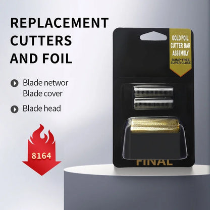 Professioneller 5-Sterne-Service Finale Shaver Ersatz Folie und Klingenschneider Kopf für Wahl 8164 Haarschneider Barber Zubehör