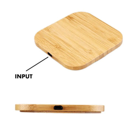 Tragbar für kabelloses Ladegerät Aufladen Slim Wood Pad für / Plus / X Smartphone Wireless Charger Pad für S7