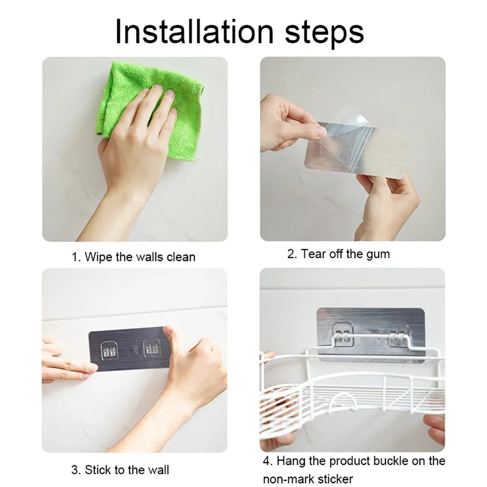 Wandregal Küche Organizer Regale Badezimmer Regal Ecke Eisen Dusche Caddy Aufbewahrungsregal Shampoo Halter Badzubehör