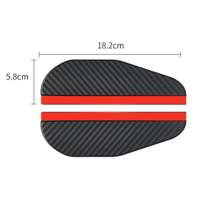 2PCS Auto Rückspiegel Regen Augenbraue Visier Carbon Faser Zubehör für Honda Civic Accord City Odyssey Spirior CRV