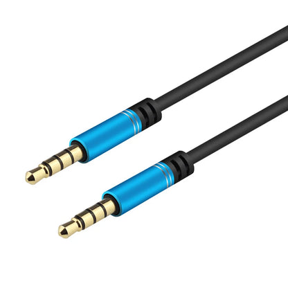 HiFi AUX Kabel – 3,5 mm Audio Lautsprecherkabel, 3,5 mm Klinkenstecker für Gitarre, vergoldetes Aux-Kabel, Auto-Kopfhörer-Kabel
