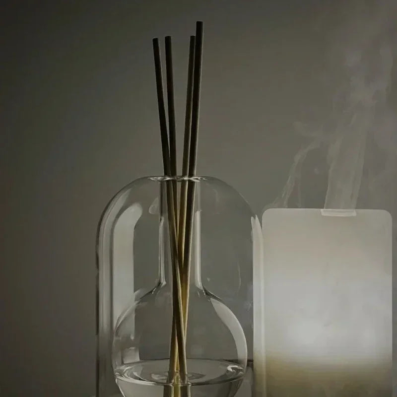 Aufbewahrungsbehälter Diffuser-Flaschen – Aromatherapie-Diffuser-Flasche, modernes einfaches Design, Glasflasche, ätherische Öl-Organizer