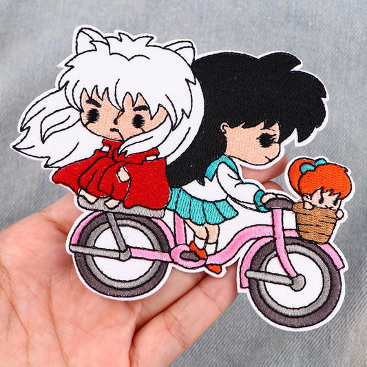 Japanische Anime Patches Bügel Aufnäher für Kleidung Patches DIY Applikation Stickerei Patch für Jacke Abzeichen