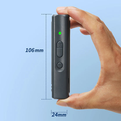 Ultraschall-Hundeabwehrgerät – Handgerät zur Kontrolle von Hundegebell, eingebauter wiederaufladbarer Akku, Hunde-Trainingsgerät